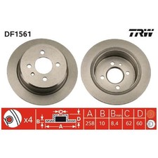 2x Bremsscheibe hinten für BMW 3-er E21 E30 | 26215748