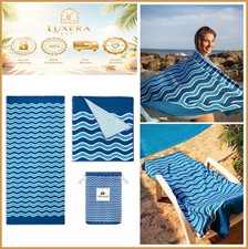 Microfiber Beach Towel Extra Large 78x35 Inch Lightweight Sand Free Quick Dry