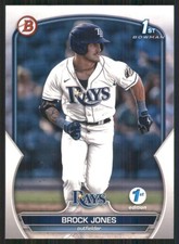 2023 Bowman 1st Edition #BPPF-115 Brock Jones Tampa Bay Rays TW3090