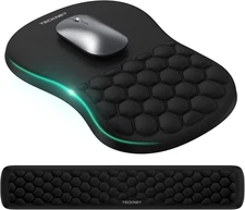 Ergonomic Mouse Pad with Wrist Rest,Keyboard Pad and Mousepad with Wrist Support