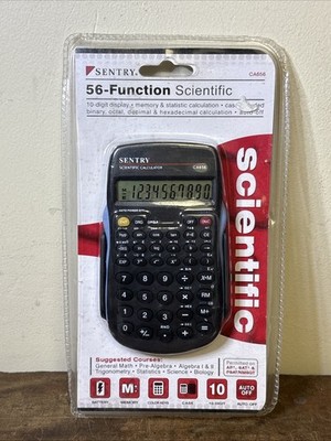 Sentry CA656  Scientific Calculator 10 Digit Display Decimal & Hexadecimal Octal