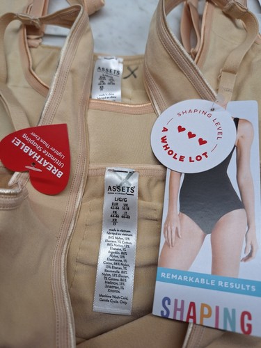 Spanx Lot Of 2 NWT Size Large Shapewear Bodysuit Nude Mid Thigh - Picture 3 of 3