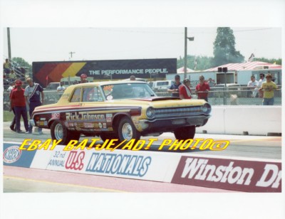 RICK JOHNSON SUPER STOCK DODGE NHRA DRAG RACING 1986 R5-002