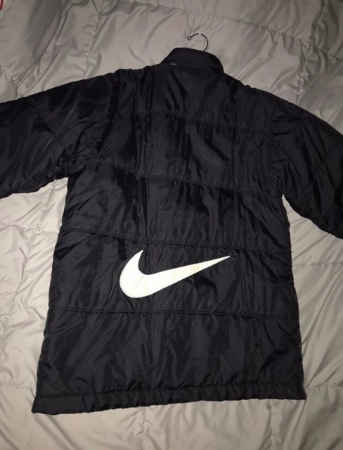 nike jacket with swoosh on back
