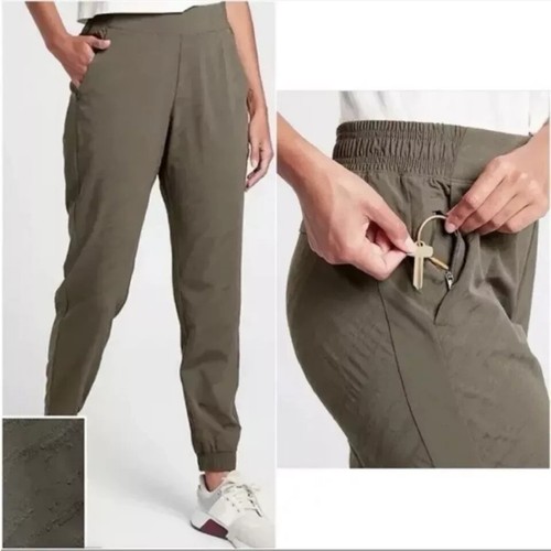 Pantalón Jogger Athleta 16 Brooklyn Texturizado Montaña Verde Oliva Viaje Viaje XL - Imagen 3 de 15