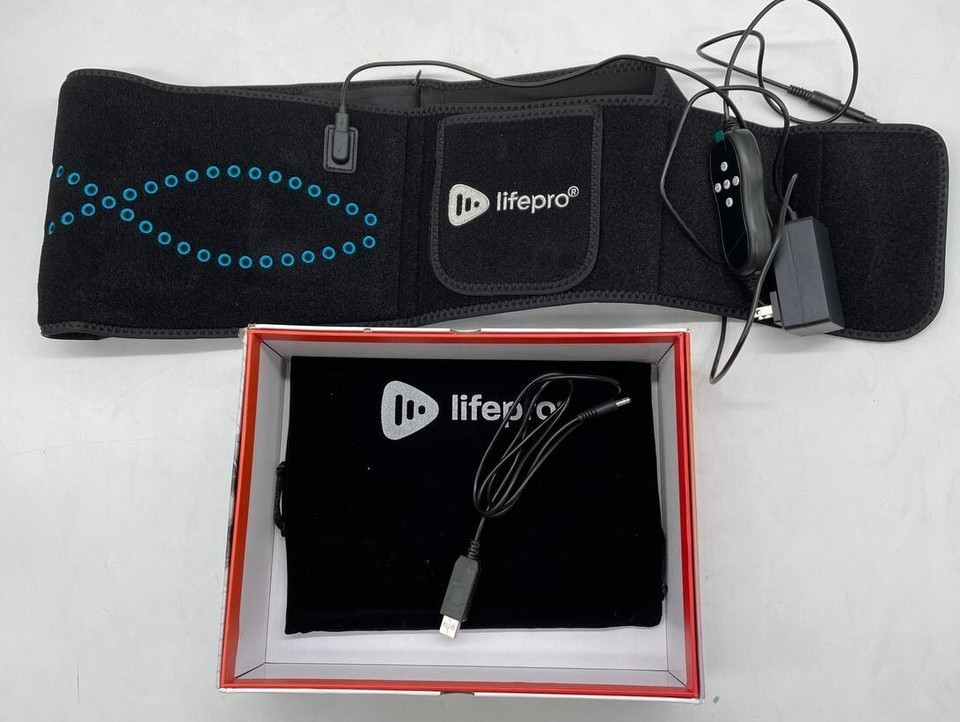 LifePro Allevared Pro LPALVRDPBLK Black Recovery Light Therapy Belt