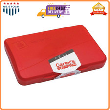 Carter's Felt Red Stamp Pad, 2.75 x 4.27 Inch Ink Pad 21071