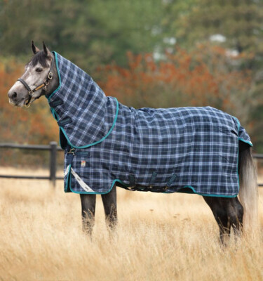 Horseware Rhino Plus Turnout Bundle (0g + 200g) Black Check/Black/White 140 ab 269,96