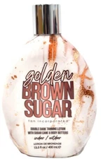 Golden Brown Sugar Double Dark Butter Tanning Lotion Tan Incorporated 13.5 oz