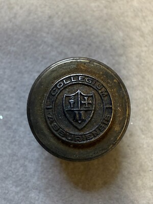 Antique Collegium Asburensis Cross Motif Retro Collectible Seal Wax Stamp 6416