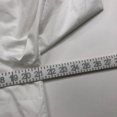 Foxcroft Wrinkle Free 14p Petite Button Long Sleeve Dress Shirt White MINT - Bild 7 von 10