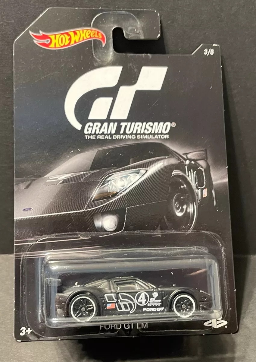 Hot Wheels FORD GT LM GRAN TURISMO Real Driving Simulator Game Car *Black*  1/64