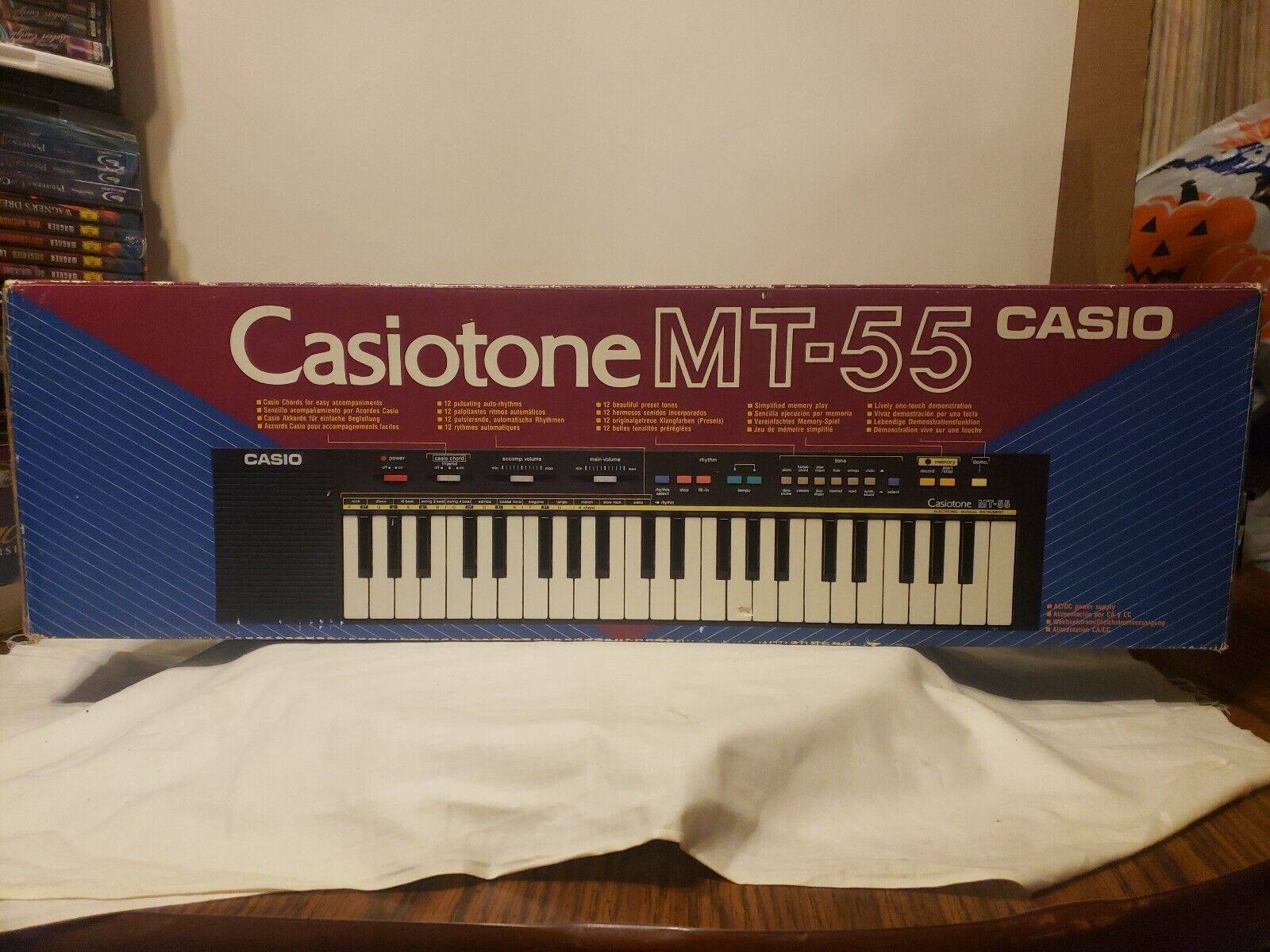 CASIO CASIOTONE Max 50% OFF Max 49% OFF MT-55 KEYBOARD FREE SHIPPING TESTED BOX SU POWER