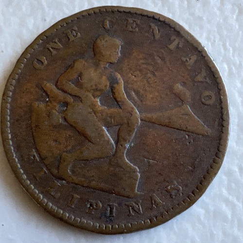 Filippine 1 centesimo 1917 - Foto 2 di 2