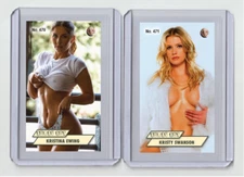 Kristy Swanson rare MH Curly Cut #'d x/3 Tobacco card no. 471