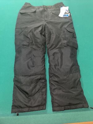 Ixtreme Outfitter 8/10 Color Black Cuffed Activewear 100% Polyester Snow  Pants