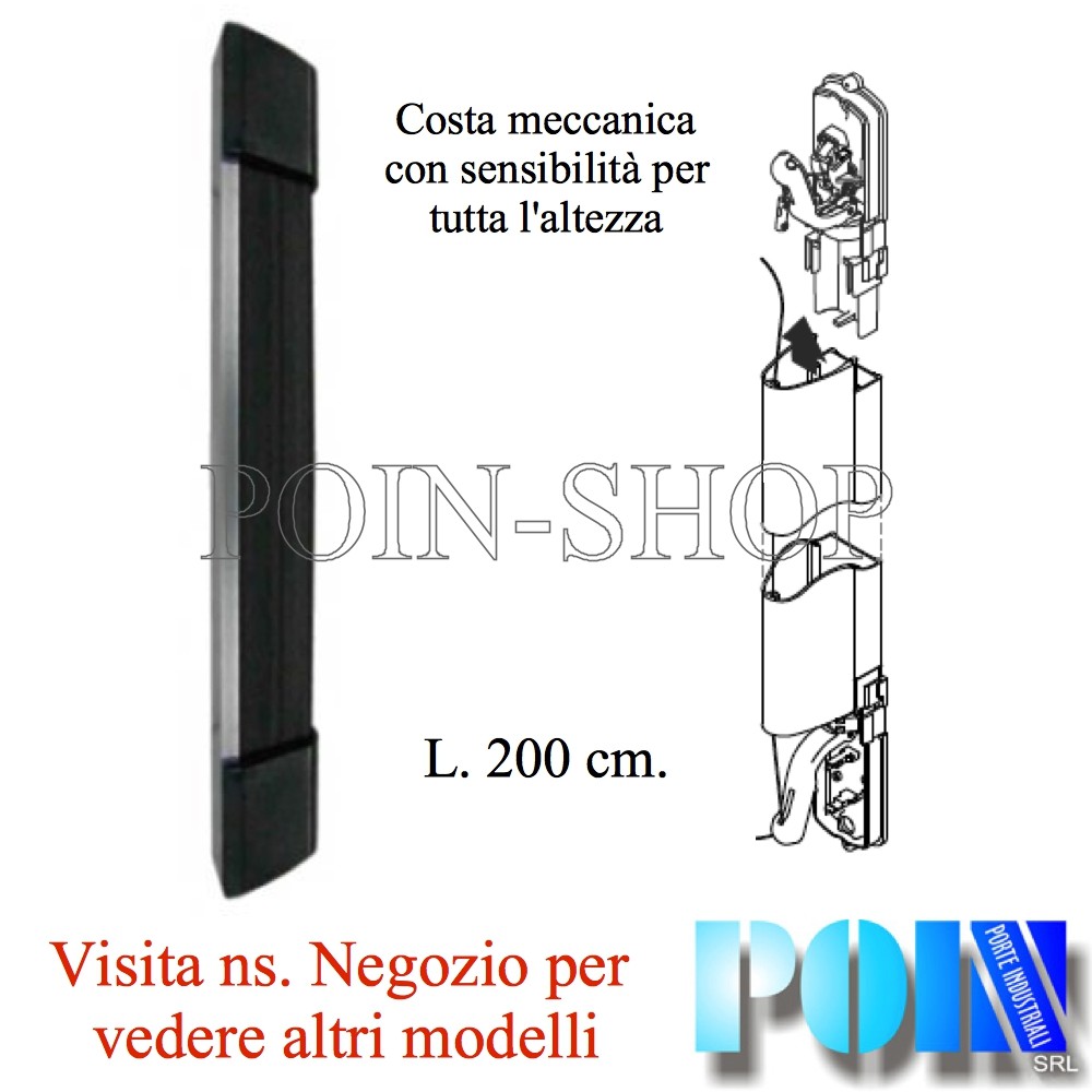 Bordo Sensibile Meccanico 2mt per Automazione Cancelli | Sicurezza Totale