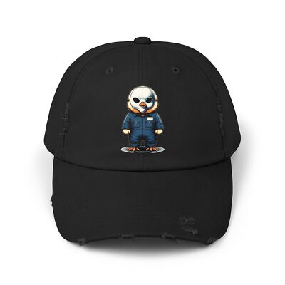 Unisex Distressed Hat Chicken Chick Horror Movie Serial Killer Psycho Halloween