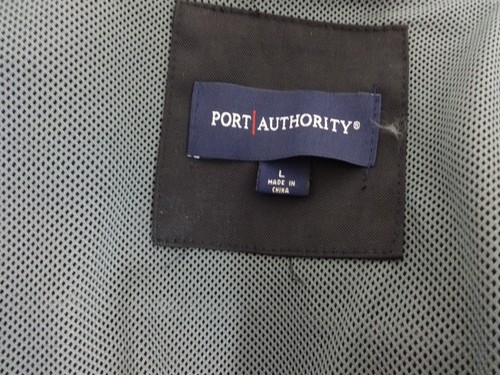 CHAQUETA PETERBILT TRUCKER AUTORIDAD PORTUARIA PARA HOMBRE NEGRA GRIS TALLA L FORRO DE MALLA - Imagen 5 de 7