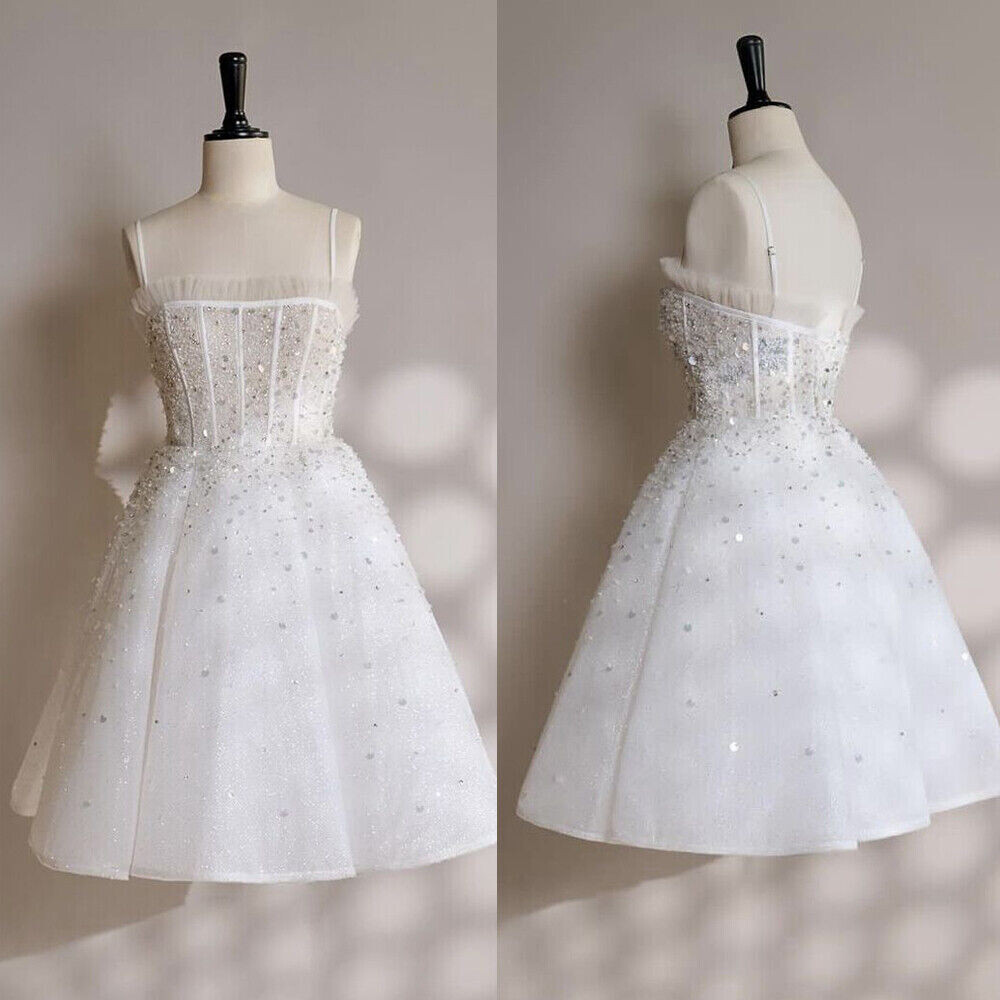 slim fit dress slacks Short Wedding Dress Shiori with Detachable Straps – Olivia Bottega main image 0