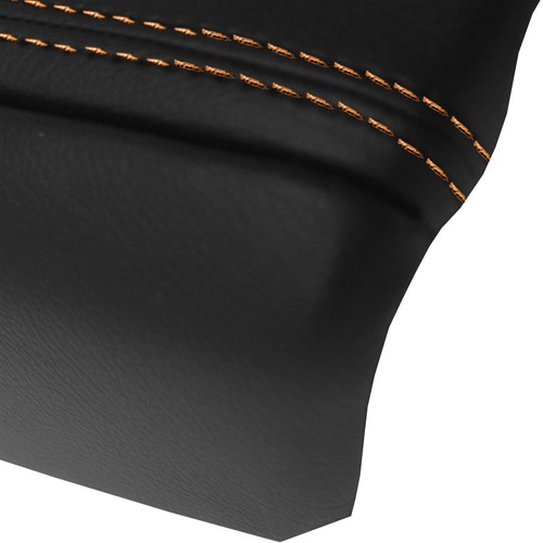 Fits 06-11 Hyundai Azera Synthetic Leather Center Console Armrest Orange Stitch - Picture 5 of 8