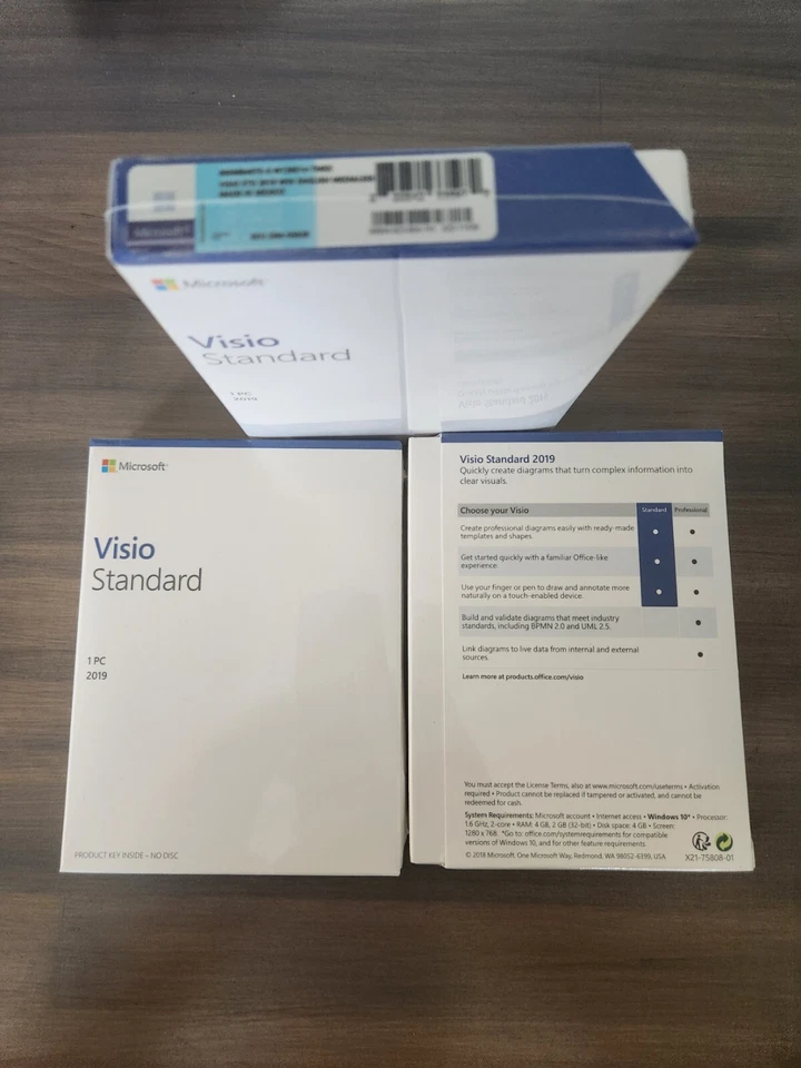 Microsoft Visio Standard 2019 Retail Box D86-05829 - Image 2 of 4
