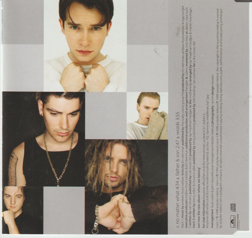 Boyzone No matter what (1998) [3 Track Maxi-CD] - Bild 2 von 2