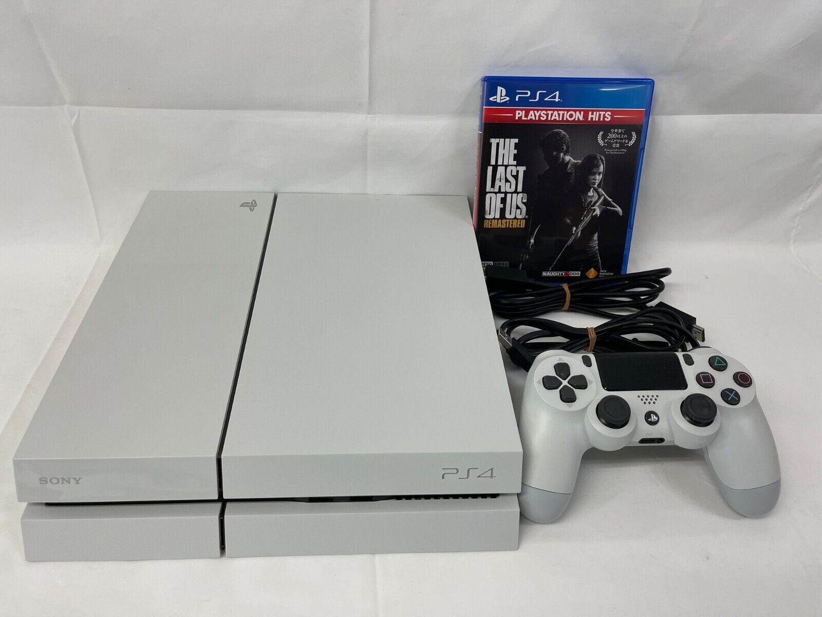 Sony PlayStation 4 PS4 White Game - The Last US Game Disc Set | eBay