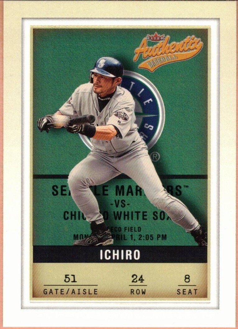 Ichiro Suzuki 2002 Fleer Authentix