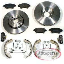 Bremsscheiben Beläge vorne Backen Zubehör Radzylinder hinten für Toyota Aygo