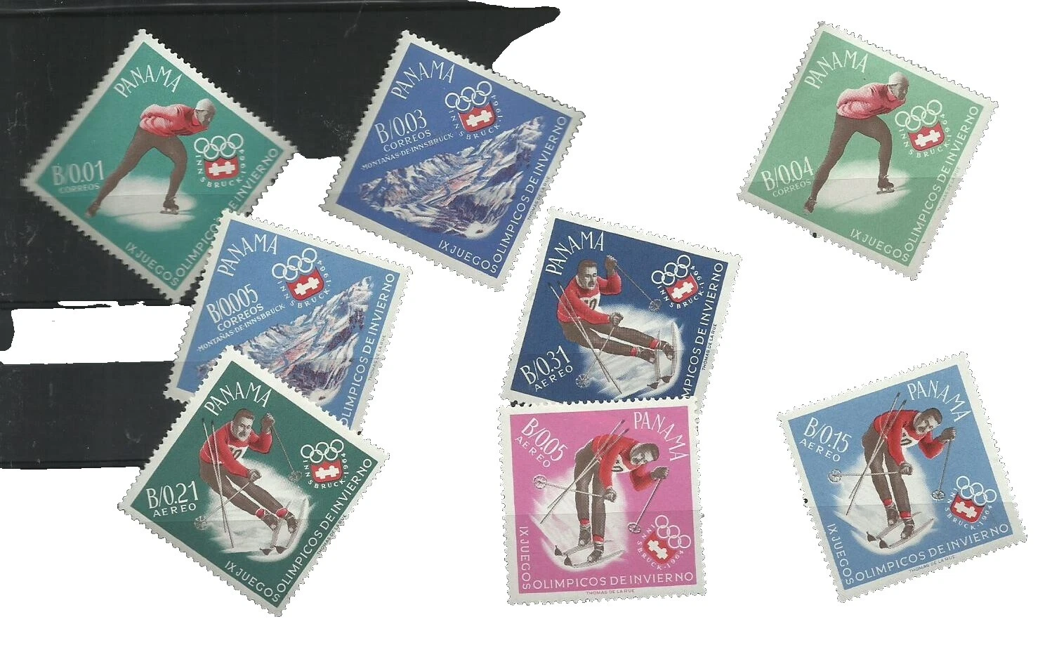 En excelente estado nunca abisagrado/estampillada sin montar o nunca montada varios sellos de Panamá