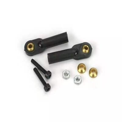 DuBro 2135 Black 2-56 x 1/2 Swivel Ball Links with Hardware (2 Pack)