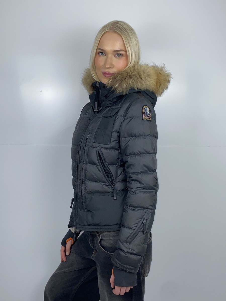 Women's PARAJUMPERS Skimaster Jacket Dark Grey Size Extra Small