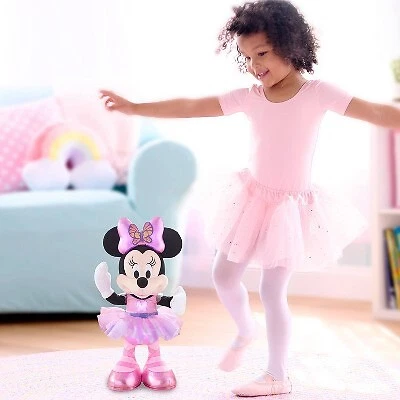 Disney Junior Minnie Mouse Sing and Dance Butterfly Ballerina Lights and  Sounds Plush, Sings Just Like a Butterfly, Kids Toys for Ages 3 up