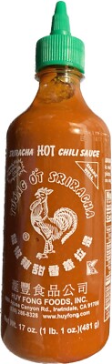 Huy Fong Sriracha 17 oz. Large Bottle Hot Chili Sriracha Sauce Plus SHIPPING