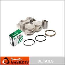 Pistons And Rings Fit 88-92 Ford Probe Mazda 626 Mx6 2.2l Sohc F2