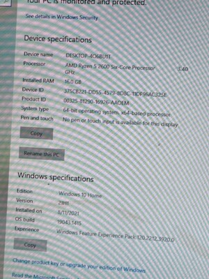 Cyber Power PC Ryzen 5