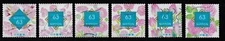 Japan 2023 Spring Greetings 63Y Complete Used Set of 6 Stamps Sc# 4648 a-f