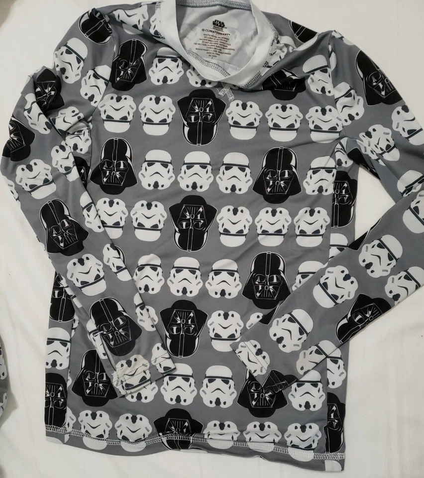 Star Wars Niños Climatesmart Darth Vader Storm Trooper Ropa de dormir Capa base Pequeña Foto 4 de 4