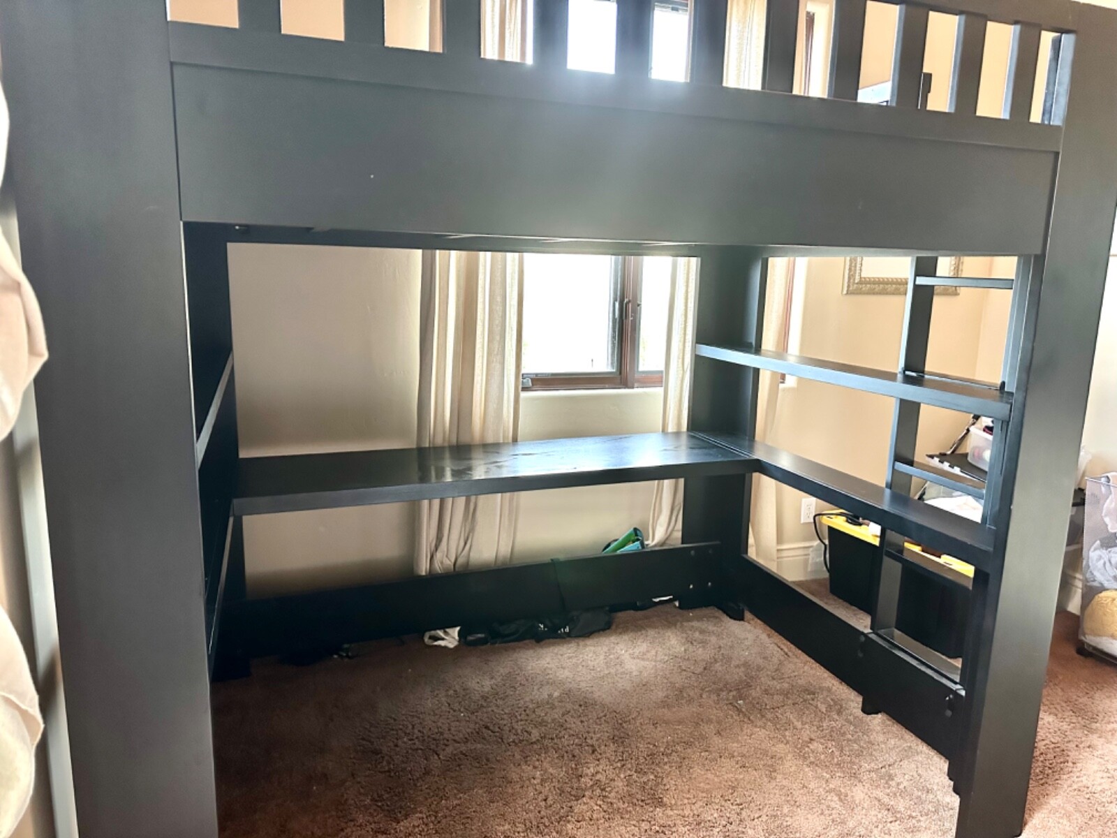 Restoration Hardware bunk bed (full) with desk underneath eBay