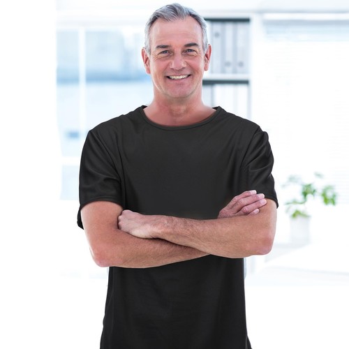 Lemosae 24er Pack Herren Baumwolle Obdachlos T-Shirt Geschenk Großpackung Basic Rundhals - Bild 7 von 7