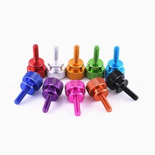 6 -32x12mm Set Screws DIY Aluminium Knurled Thumb Screw Flat Thumb Screws