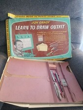 Vintage 1950's Jon Gnagy Learn to Draw Outfit 3129 Kit 1/1 on Ebay