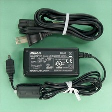 ORIGINAL/GENUINE Nikon EH-63 AC Adapter for MV-12 USB Camera Dock  FREE SHIP 