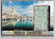 SOCHI 2021 UPPER DECK GOODWIN CHAMPIONS WORLD TRAVELER MAP RELIC RARE INSERT