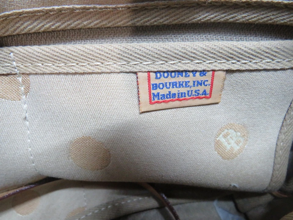 vintage Dooney and Bourke polka dot satchel bag - Image 4 of 4