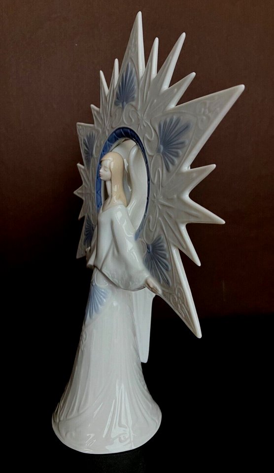Lladro "Angel of Light" Tree Topper Figurine Mint 10" x 7" eBay