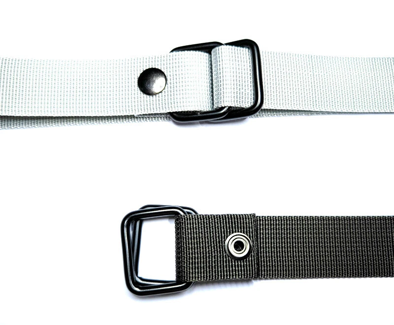 Jeansgürtel Premium Stoffgürtel Unisex Doppel Rechteckig  3 Variante Modern - Bild 3 von 4