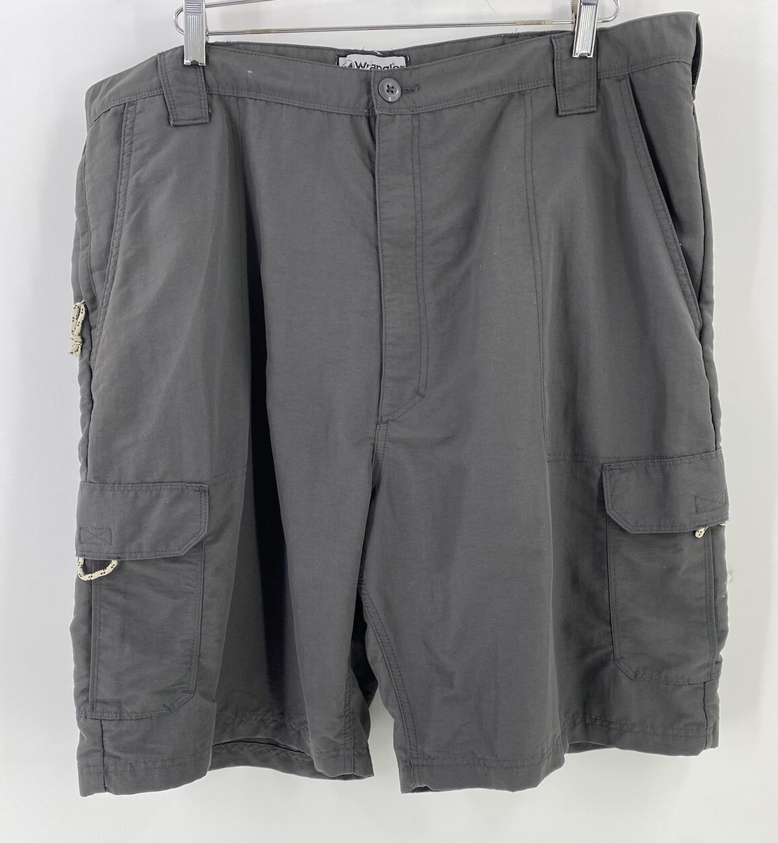 Wrangler Cargo Shorts Mens 42 Dark Gray Pockets | eBay