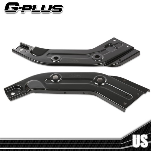 Fit For 12-2015 Volkswagen Passat Black Radiator Support Left + Right Pair Set - Picture 9 of 9